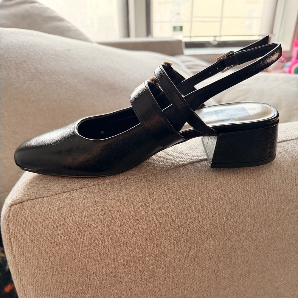 Dolce Vita Black Slingback Heels